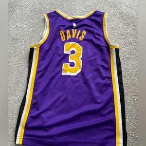 Purple and Gold Kids Basketball Jersey
